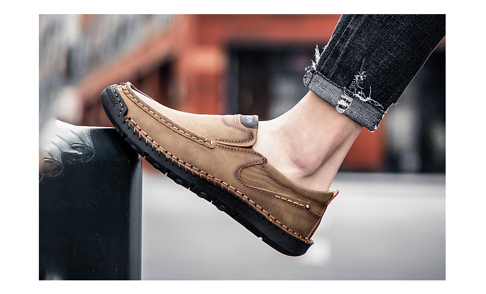 Men's Casual Fashion Hand-stitched Sole Large Size Shoes - 9966 Card 47 Men's Casual Fashion Hand-stitched Sole Large Size Shoes - 9966 Card 47