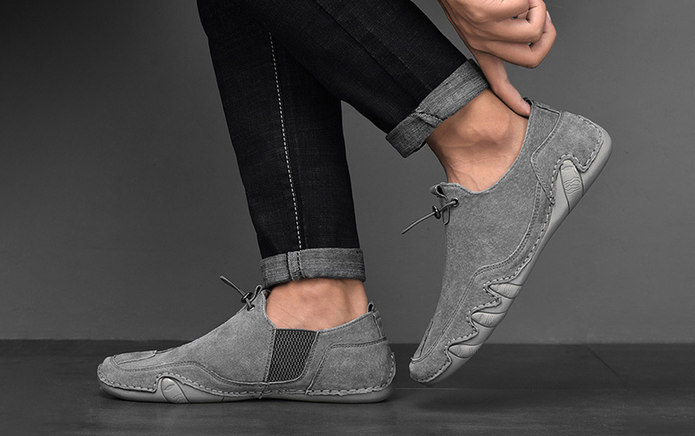 Men's Leather Soft Bottom Breathable Bean Driving Shoes - Sand Color 2031 46 Men's Leather Soft Bottom Breathable Bean Driving Shoes - Sand Color 2031 46