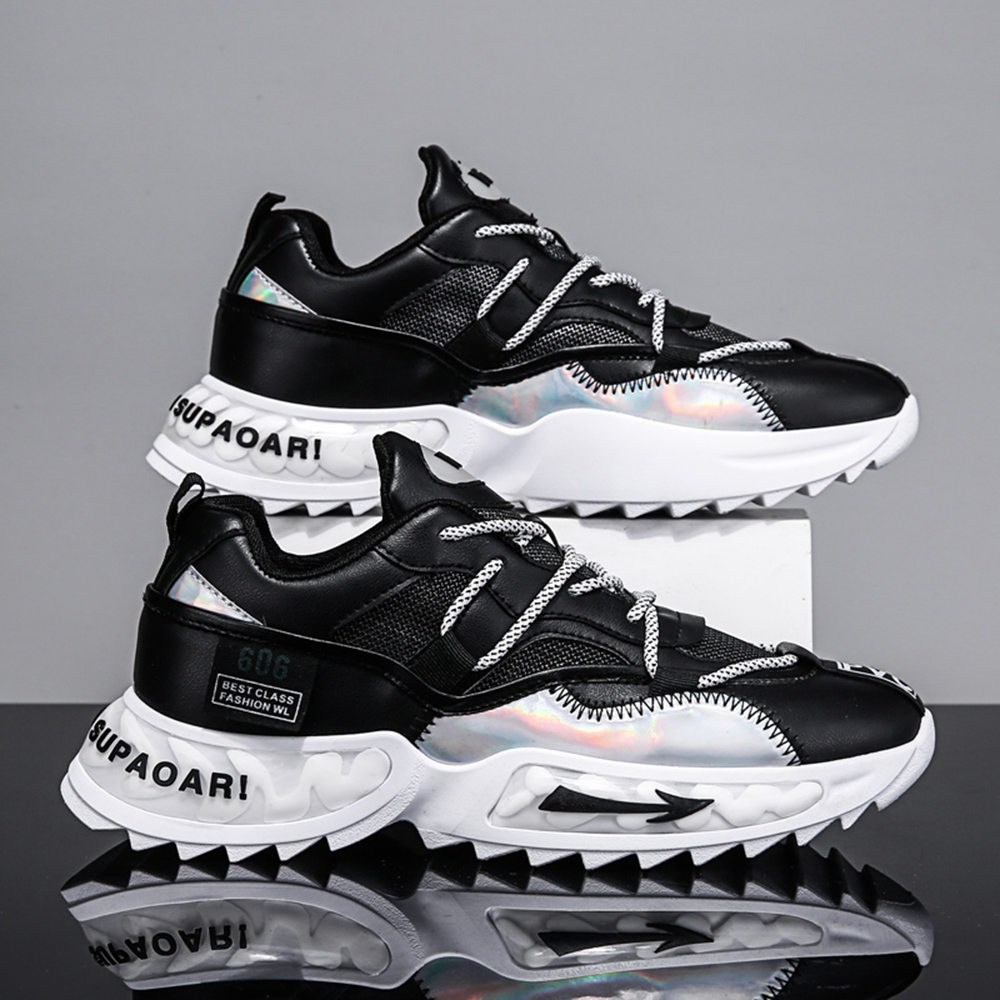 Fashion Trend Men Casual Sports Shoes Breathable Running Shoes Athletic Walking - White EU 41 Fashion Trend Men Casual Sports Shoes Breathable Running Shoes Athletic Walking - White EU 41