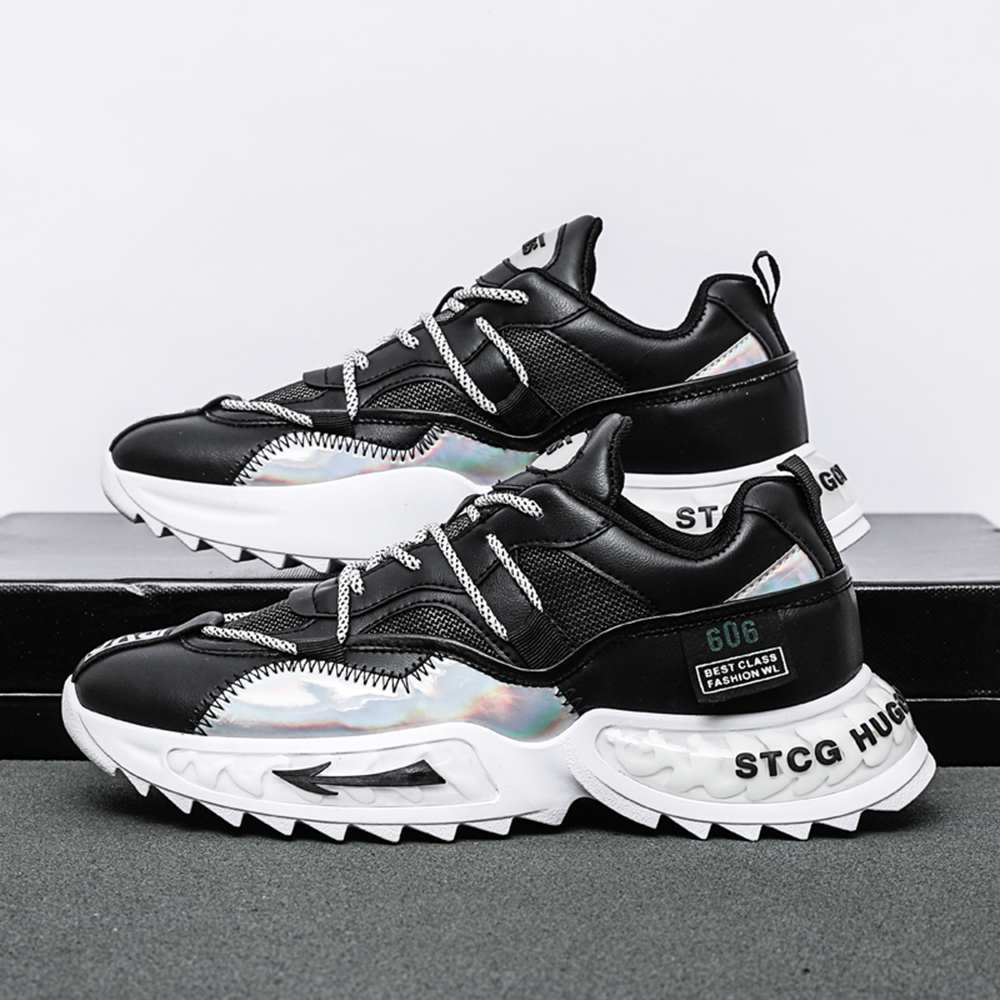 Fashion Trend Men Casual Sports Shoes Breathable Running Shoes Athletic Walking - White EU 41 Fashion Trend Men Casual Sports Shoes Breathable Running Shoes Athletic Walking - White EU 41
