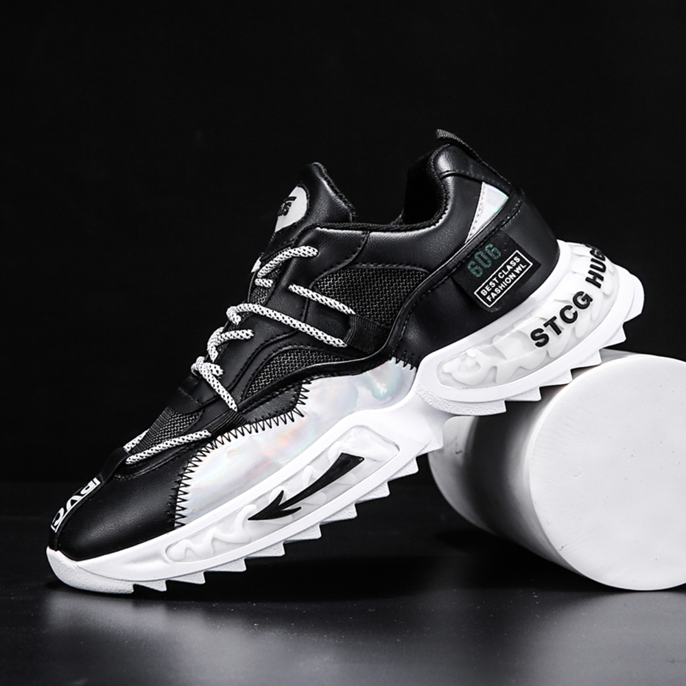 Fashion Trend Men Casual Sports Shoes Breathable Running Shoes Athletic Walking - White EU 41 Fashion Trend Men Casual Sports Shoes Breathable Running Shoes Athletic Walking - White EU 41