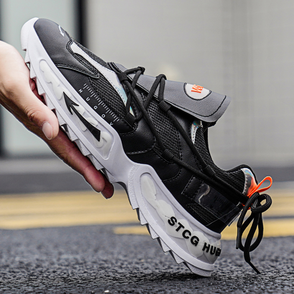 Fashion Trend Men Casual Sports Shoes Breathable Running Shoes Athletic Walking - White EU 41 Fashion Trend Men Casual Sports Shoes Breathable Running Shoes Athletic Walking - White EU 41