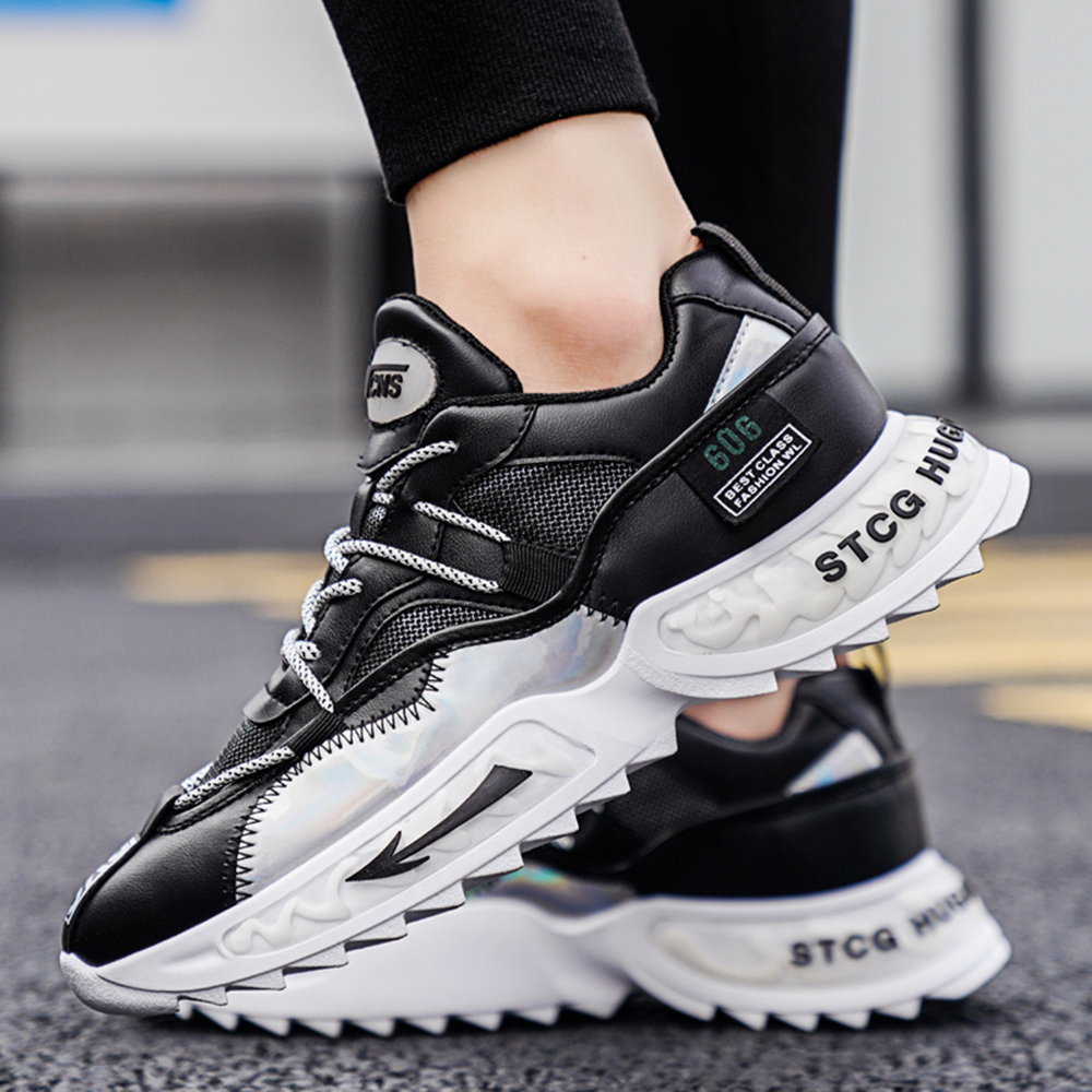 Fashion Trend Men Casual Sports Shoes Breathable Running Shoes Athletic Walking - White EU 41 Fashion Trend Men Casual Sports Shoes Breathable Running Shoes Athletic Walking - White EU 41