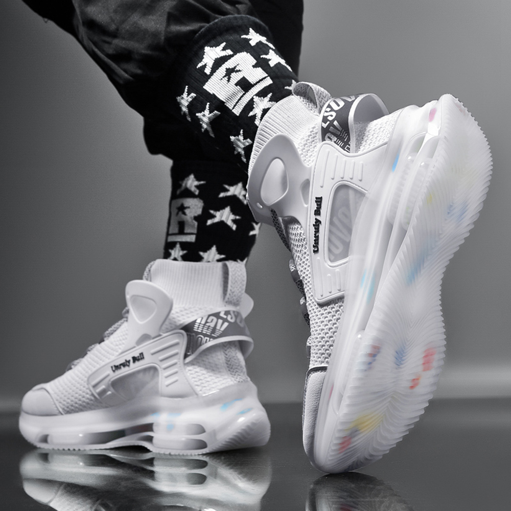NEW Trend Fashion Men'S Heighten Sneakers Mesh Breathable Sports Casual Walking - Black EU 40 NEW Trend Fashion Men'S Heighten Sneakers Mesh Breathable Sports Casual Walking - Black EU 40