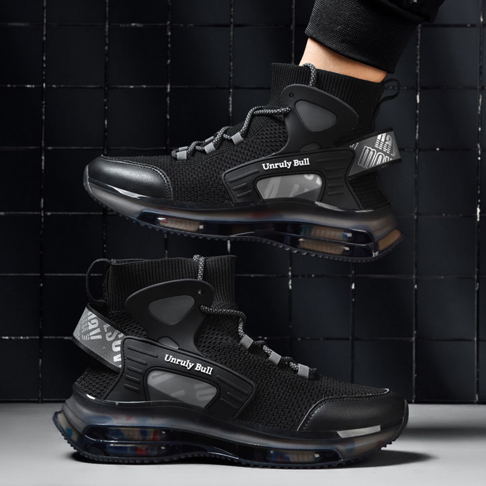 NEW Trend Fashion Men'S Heighten Sneakers Mesh Breathable Sports Casual Walking - Black EU 40 NEW Trend Fashion Men'S Heighten Sneakers Mesh Breathable Sports Casual Walking - Black EU 40
