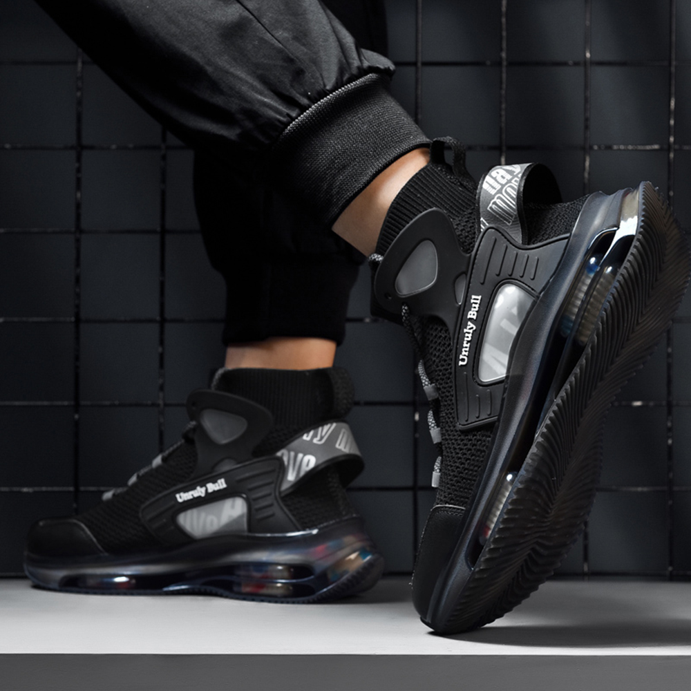 NEW Trend Fashion Men'S Heighten Sneakers Mesh Breathable Sports Casual Walking - Black EU 40 NEW Trend Fashion Men'S Heighten Sneakers Mesh Breathable Sports Casual Walking - Black EU 40