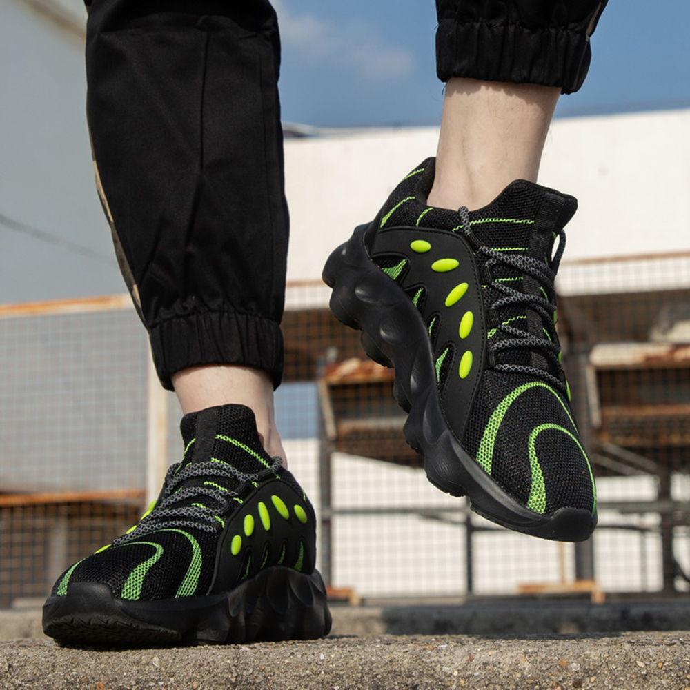 Men Fashion Casual Sports Shoes Big Size Youth Boys Breathable Running Shoes - Green EU 39 Men Fashion Casual Sports Shoes Big Size Youth Boys Breathable Running Shoes - Green EU 39