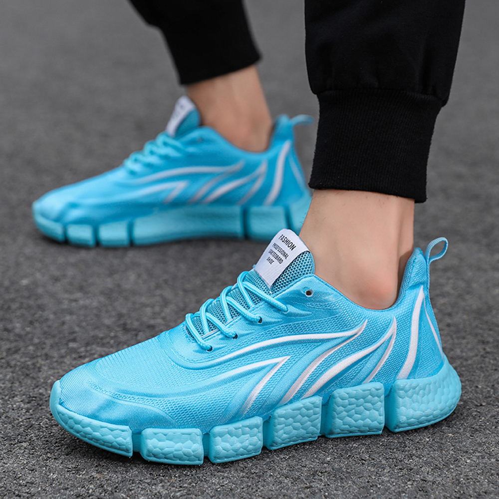 Men Running Shoes Sports Shoes Casual Trainers Mesh Tennis Sneakers Men - Blue EU 40 Men Running Shoes Sports Shoes Casual Trainers Mesh Tennis Sneakers Men - Blue EU 40