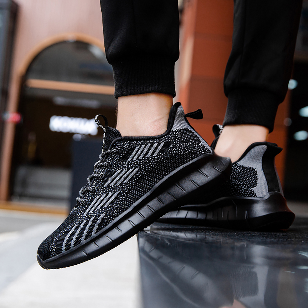 Mens Fashion Sneakers Breathable Athletic Shoes Men Sports Jogging Shoes - White EU 40 Mens Fashion Sneakers Breathable Athletic Shoes Men Sports Jogging Shoes - White EU 40