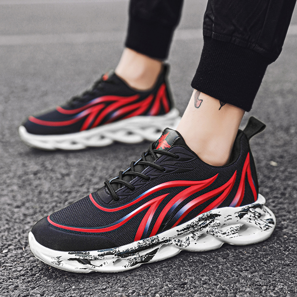 New Men Models Breathable Running Shoes Comfortable Fashion Shoes Sports Shoes - Black EU 43 New Men Models Breathable Running Shoes Comfortable Fashion Shoes Sports Shoes - Black EU 43