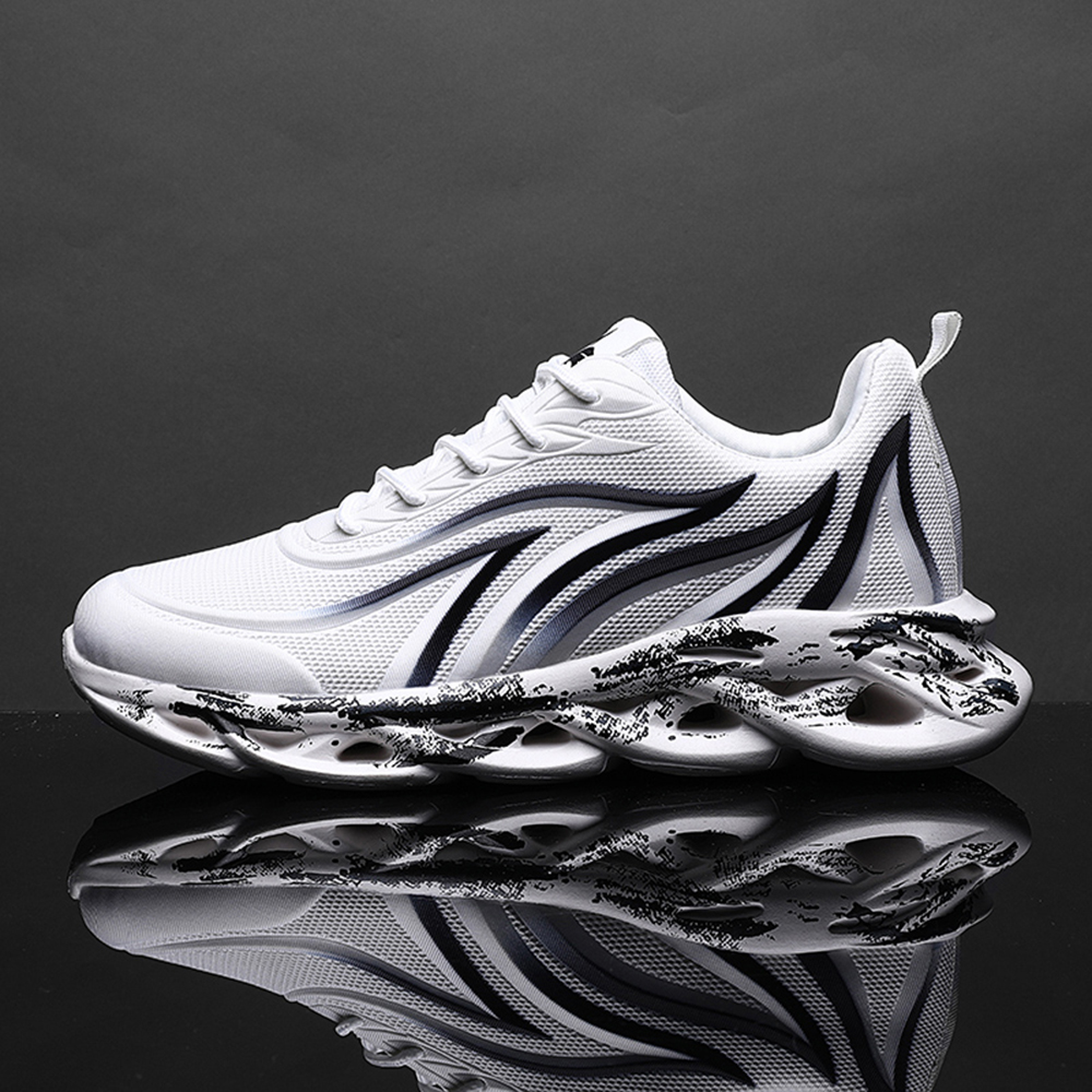 New Men Models Breathable Running Shoes Comfortable Fashion Shoes Sports Shoes - Black EU 43 New Men Models Breathable Running Shoes Comfortable Fashion Shoes Sports Shoes - Black EU 43
