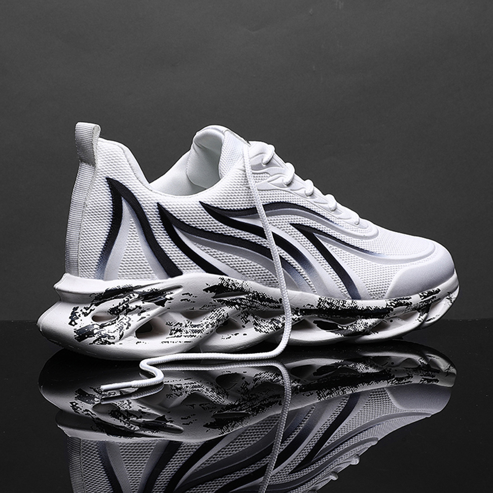 New Men Models Breathable Running Shoes Comfortable Fashion Shoes Sports Shoes - Black EU 43 New Men Models Breathable Running Shoes Comfortable Fashion Shoes Sports Shoes - Black EU 43