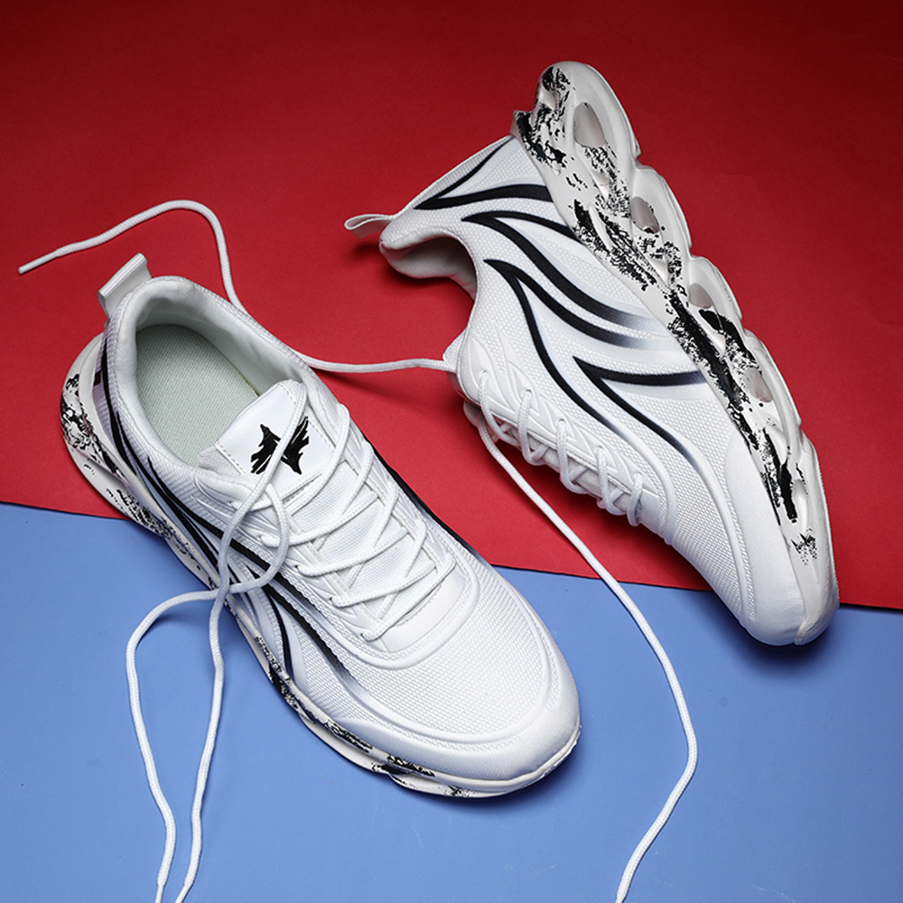 New Men Models Breathable Running Shoes Comfortable Fashion Shoes Sports Shoes - Black EU 43 New Men Models Breathable Running Shoes Comfortable Fashion Shoes Sports Shoes - Black EU 43