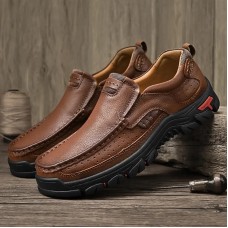 Men Leather Flat Shoes