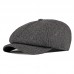 2020 Autumn And Winter Men's Berired Hat England Retroreal Octagon Hat People Warm Duck Tongue Cap Male Tide
