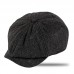 2020 Autumn And Winter Men's Berired Hat England Retroreal Octagon Hat People Warm Duck Tongue Cap Male Tide